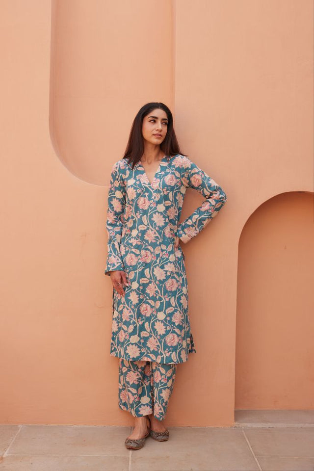 Aqil Blue Co-Ord Set