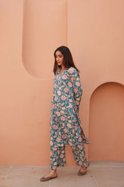 Aqil Blue Co-Ord Set 3