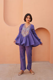 Mann Purple Co-Ord Set 1