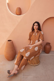 Khalak Brown Co-ord Set 4