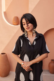 Khalak Black Co-ord Set 4