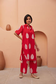 Khalak Red Co-ord Set 3