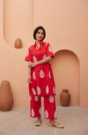 Khalak Red Co-ord Set 4