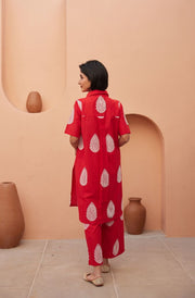 Khalak Red Co-ord Set 5