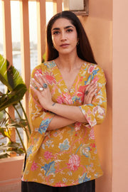 Fida Yellow  Top 1