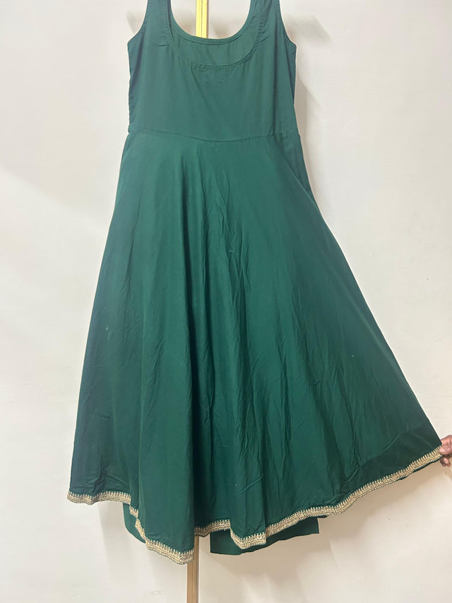 NIA GREEN ANARKALI SET