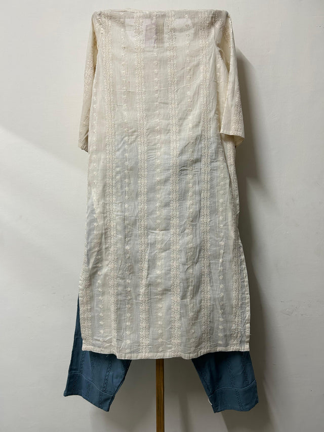 ROHA WHITE STRAIGHT CO-ORD SET