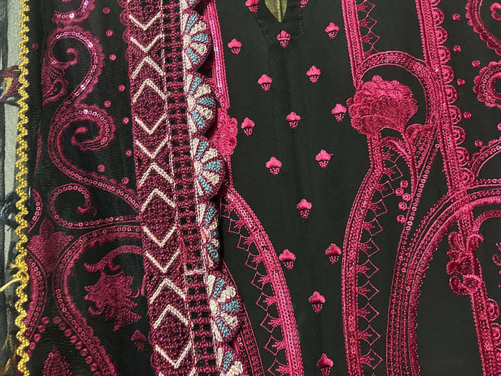 RUHAAN BLACK STRAIGHT SET Gulabo Jaipur