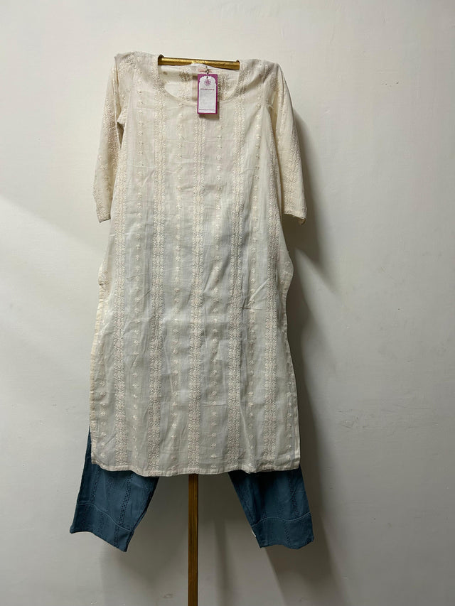 ROHA WHITE STRAIGHT CO-ORD SET