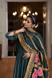 Shri Green Anarkali Set Gulabo Jaipur