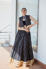 Navya Black Lehenga Gulabo Jaipur