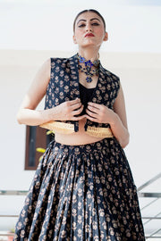 Navya Black Lehenga Gulabo Jaipur