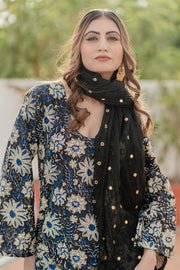 Hania Indigo Black Straight Set 3
