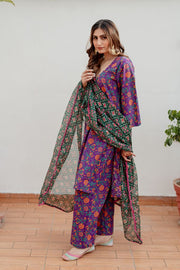 Arya Purple Straight Set 4
