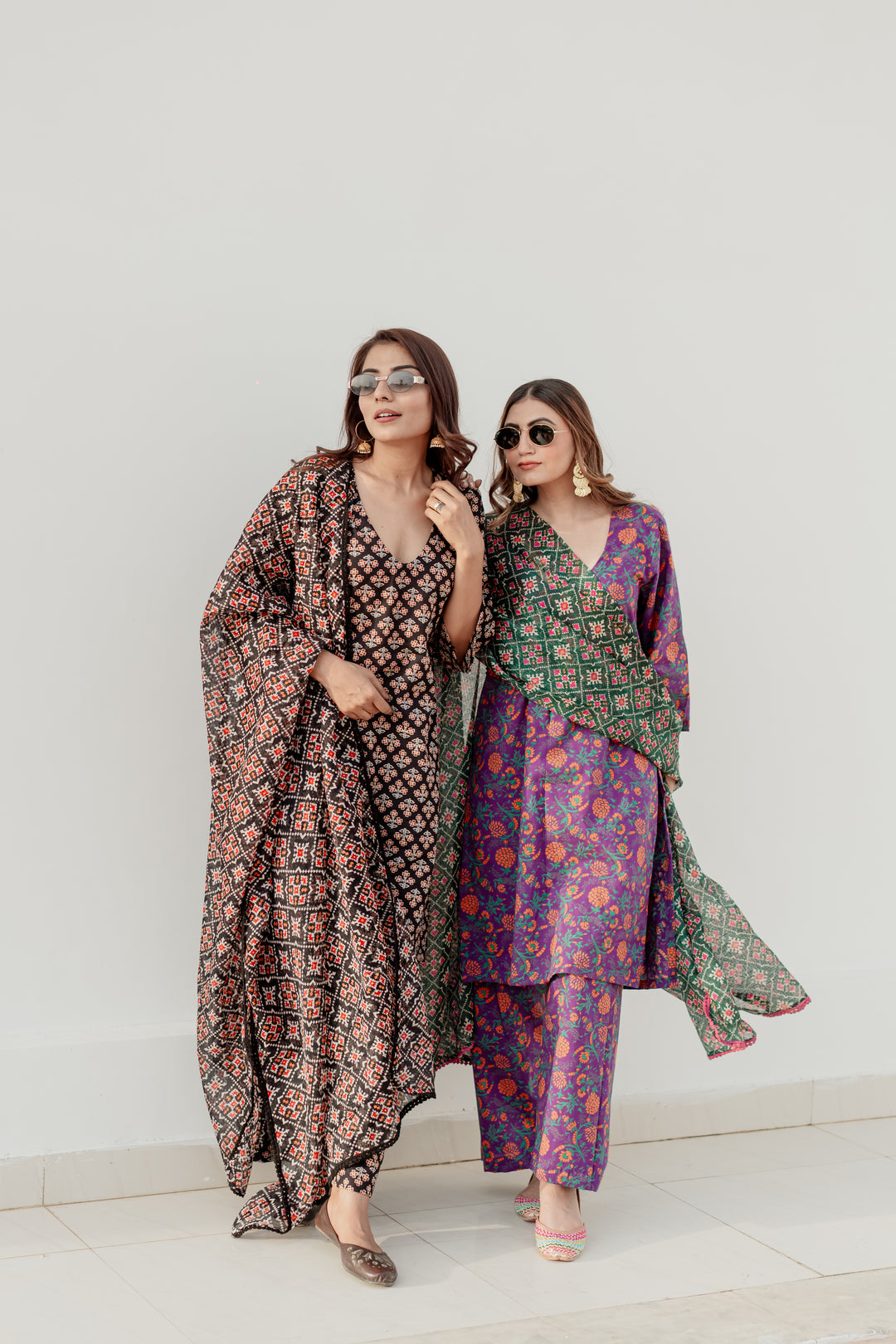ARYA BLACK STRAIGHT SET Gulabo Jaipur