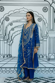 Marina  Blue Straight Set Gulabo Jaipur