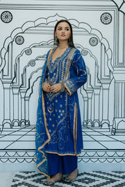 Marina  Blue Straight Set Gulabo Jaipur