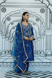 Marina  Blue Straight Set Gulabo Jaipur