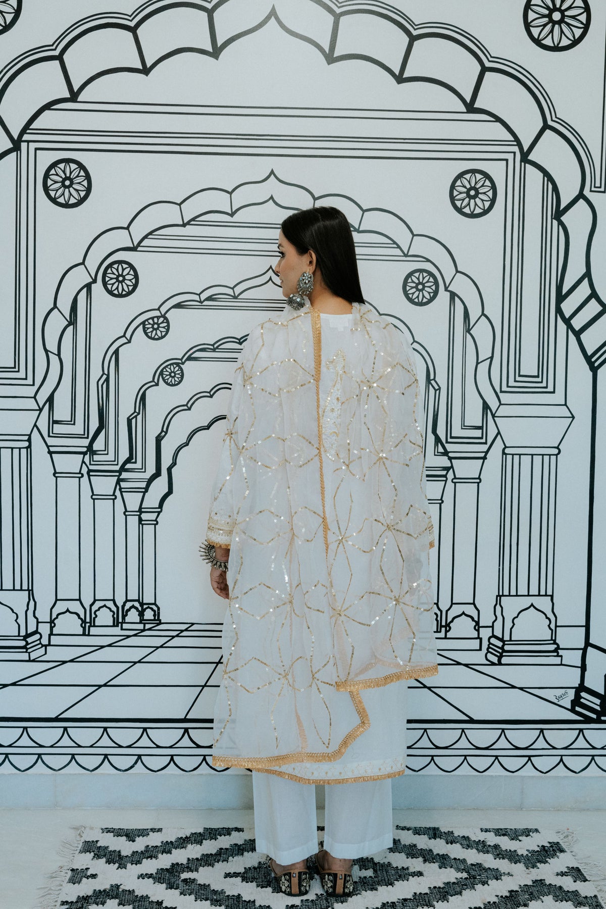 Marina White Straight Set Gulabo Jaipur