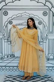 Rohee Mustard Anarkali Set 2