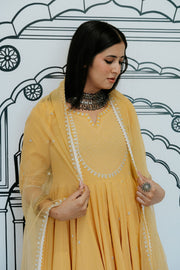 Rohee Mustard Anarkali Set 7
