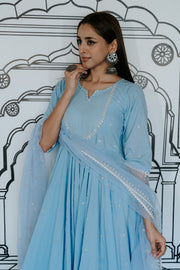 Rohee Blue Anarkali Set 5