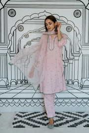 Niha Light Pink Straight Kurta Set 2