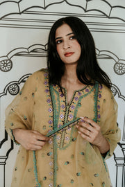 Niha Beige  Straight Set Gulabo Jaipur