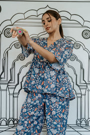 Gifa Navy Blue Co-Ord Set 5