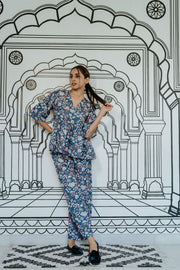 Gifa Navy Blue Co-Ord Set 6