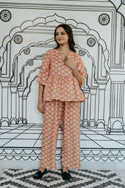 Gifa Peach Co-Ord Set 1