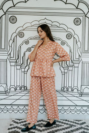 Gifa Peach Co-Ord Set 4