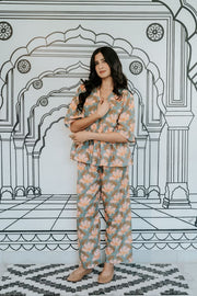 Gifa Sky Blue Co-Ord Set Gulabo Jaipur