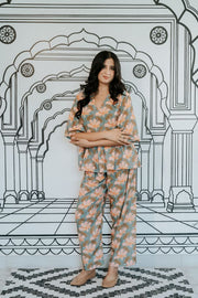 Gifa Sky Blue Co-Ord Set Gulabo Jaipur