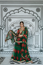Aksar Green Sharara Set 2