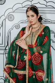 Aksar Green Sharara Set 4