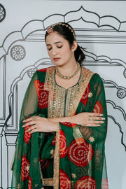 Aksar Green Sharara Set 5