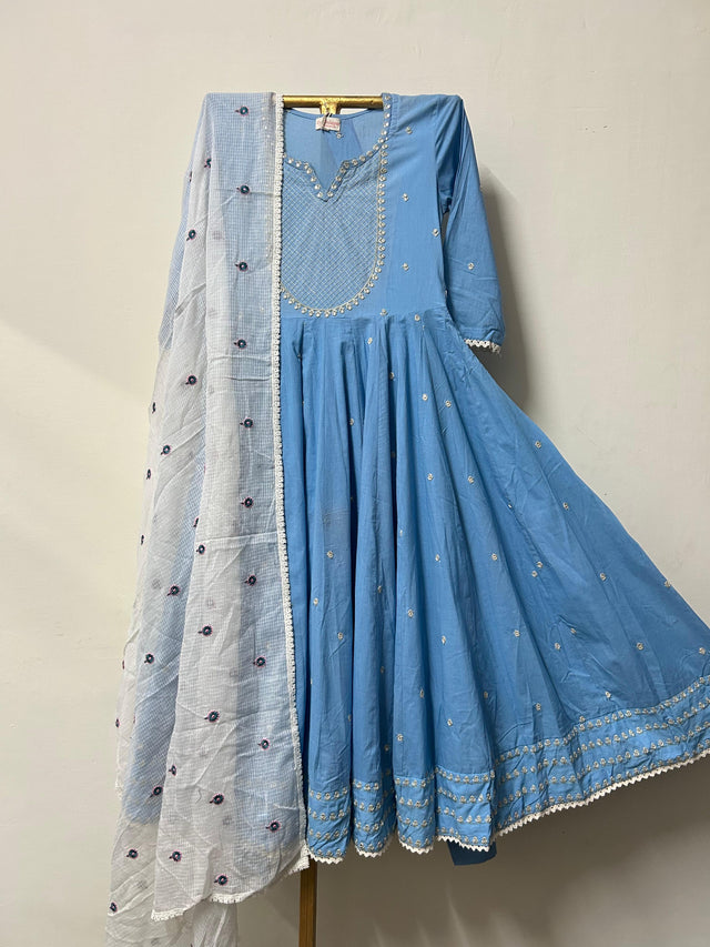 ROHEE BLUE ANARKALI SET