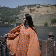 Mahim Orange Straight Set 2