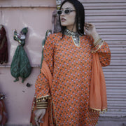 Mahim Orange Straight Set 4