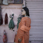 Mahim Orange Straight Set 5
