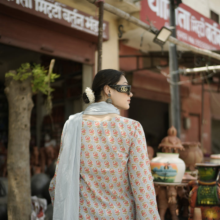 Amisha Light Blue Kurta Set
