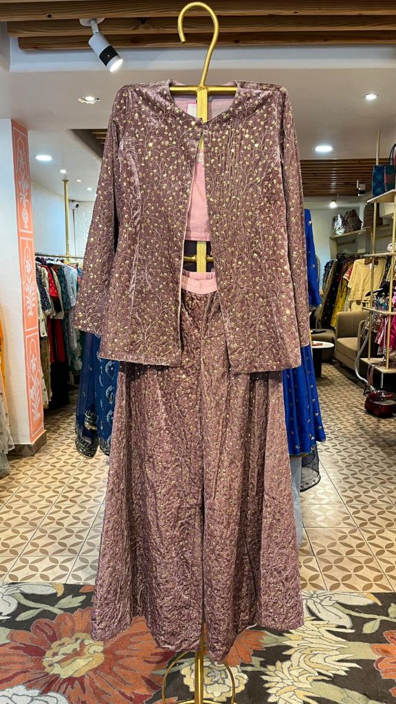 Lavender Velvet Co-ord set
