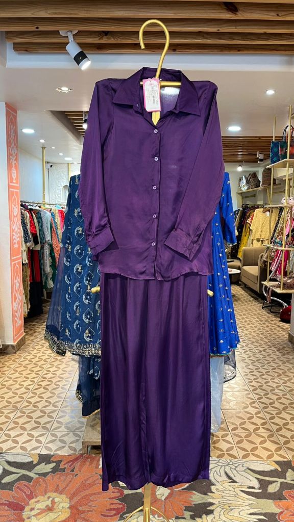 Selena Purple Co-ord set