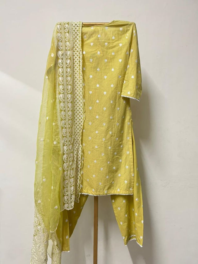 HAIRAT YELLOW STRAIGHT SET