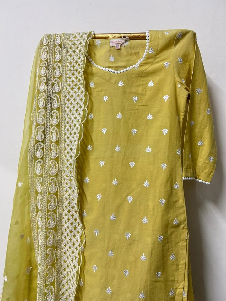 HAIRAT YELLOW STRAIGHT SET