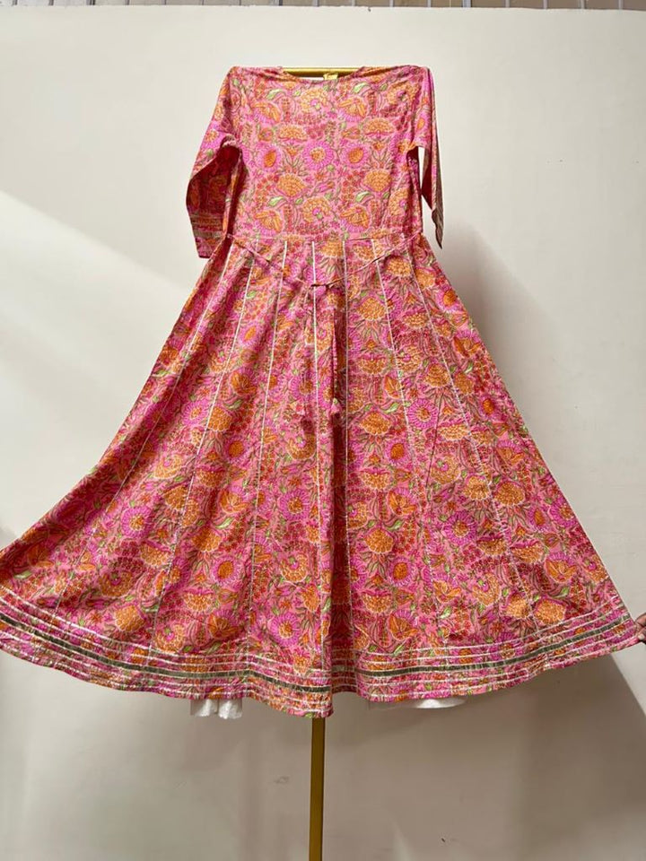 SOHA PINK ANARKALI SET Gulabo Jaipur