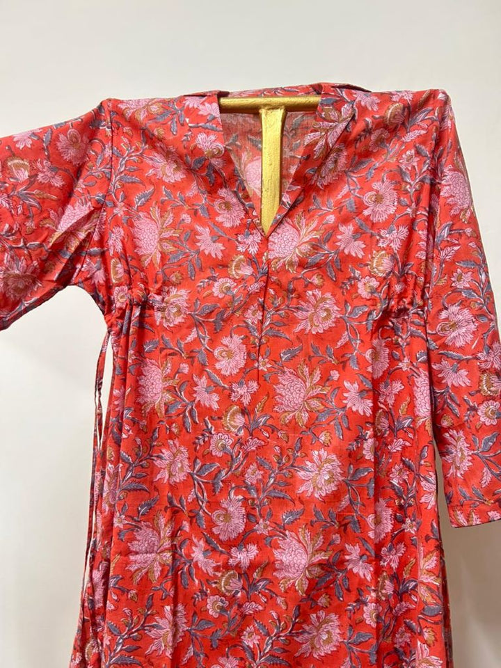 GIVA PINK PRINTED CO-ORD SET Gulabo Jaipur