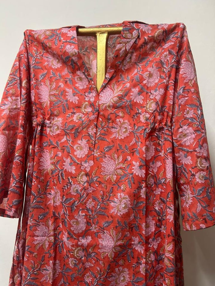 GIVA PINK PRINTED CO-ORD SET Gulabo Jaipur