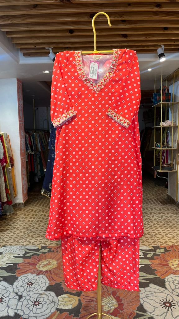 NIROZ ORANGE CO-ORD SET